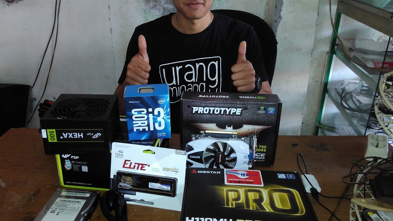 gaming Intel Core i3-6100 3.7Ghz - Cache 3MB Socket LGA 