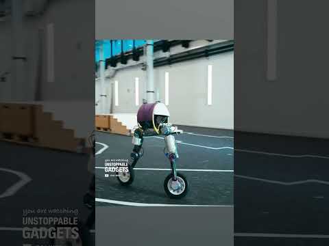 Dieser Roboter wechselt vom Fahren zum Gehen