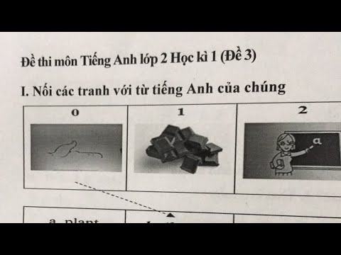 Video Tiếng anh lớp 2- Đề kiểm tra hết học kỳ 1 môn tiếng... - YouTube