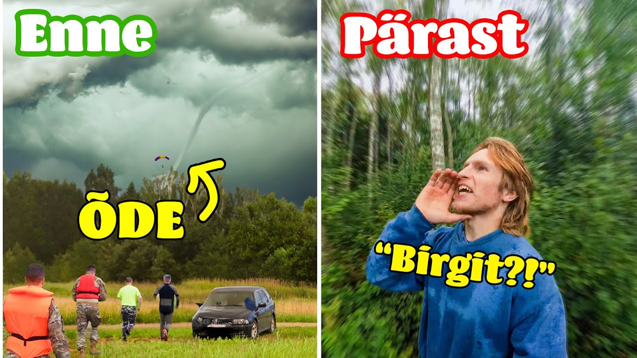 Langevarjuhüpe Läks Pe**se (Torm viis Õe Metsa)