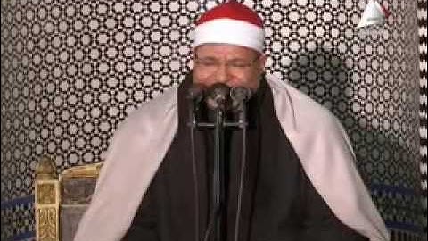 الشيخ محمد عبد الوهاب الطنطاوي - تلاوة قرآن الجمعة الأولى من عام 2014