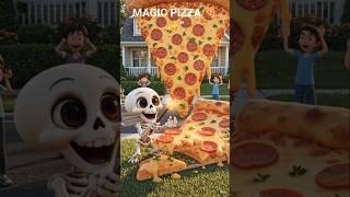 “He Made a Pizza Bigger Than a Mountain 😳🍕” #skeleton #ytviral