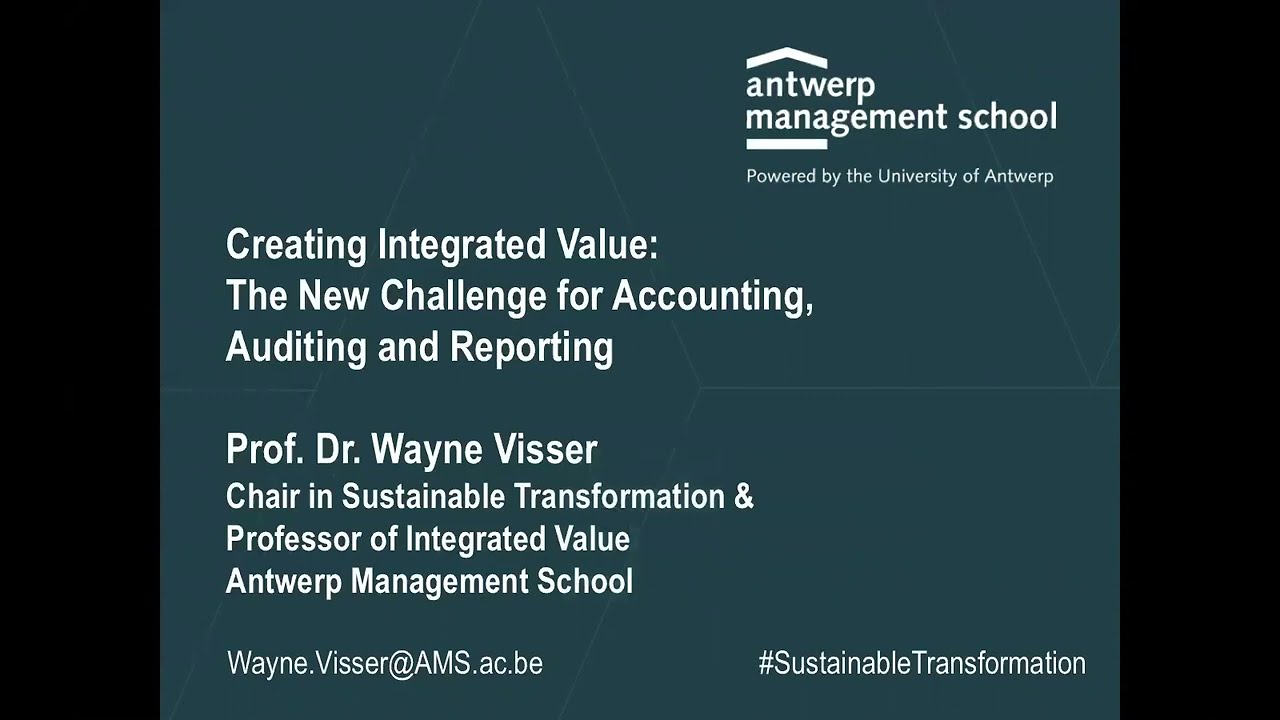 Integrated Value: Beyond Sustainability
