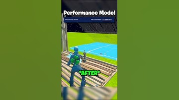 How To Use High Mesh Builds on Performance Mode! 🤩