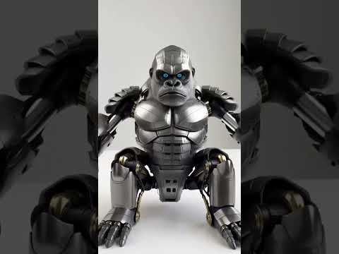 Cyber Gorilla X-01 🤖🦍 | The Fu MachineHashtags:#cyberpunk