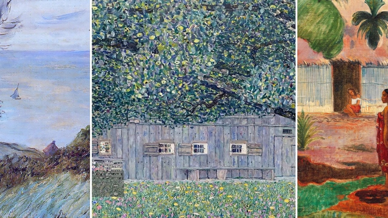 Fine Art TV — Silent Art Gallery · August 15 Night | Klimt · Farmhouse in Austria & others