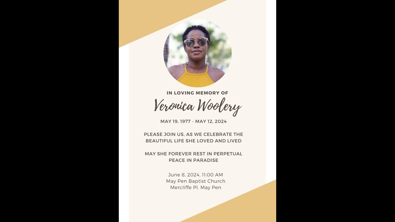 Veronica Woolery Funeral (Official Video) - YouTube