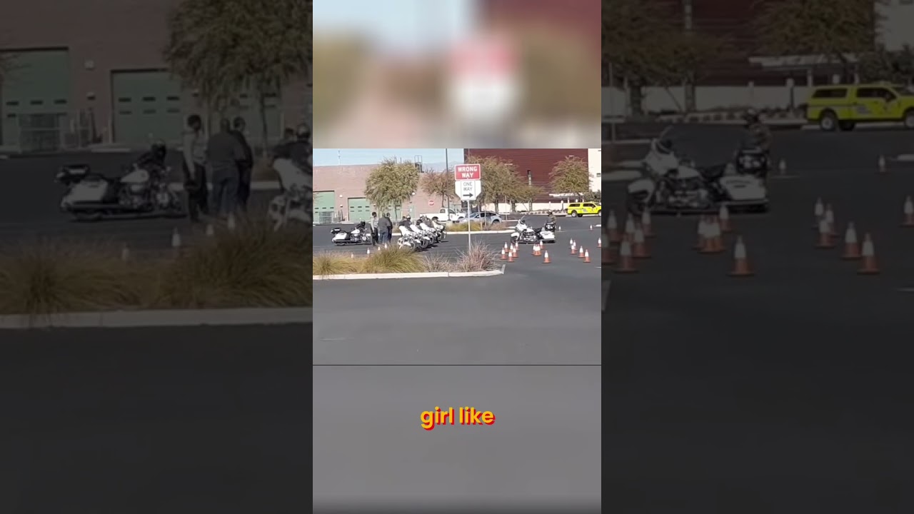 Police Observe Motorcycle Training, Comment on Rider 