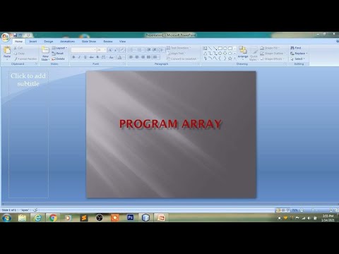 PROGRAM ARRAY SEDERHANA