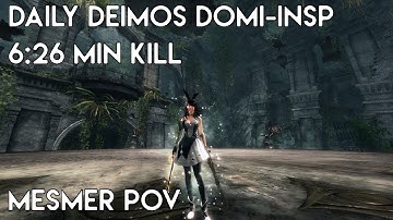 Gw2 [qT] Daily Deimos 6:26 min Kill [5:34 min left] | Mesmer PoV