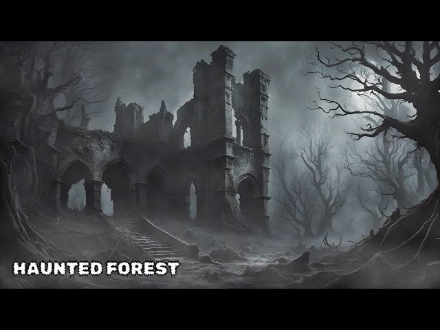 HAUNTED FOREST | Ghostly Wails and Whispers, Ominous Wind