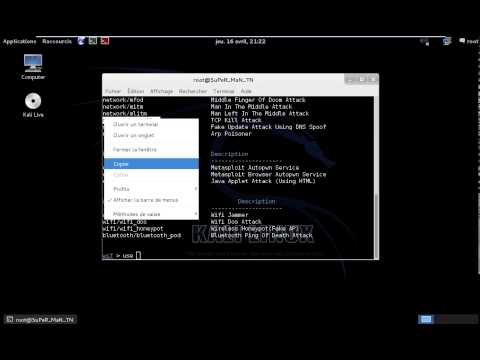 webkiller in websploit  kali linux
