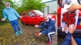 DE NISSAN MICRA OPKNAPPEN! NIEUWE KLEUR SPUITEN! #2630