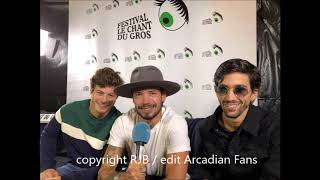 Arcadian - interview AUDIO par RJB 06.09.2018