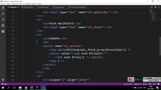 Formulario HTML-PHP parte 3