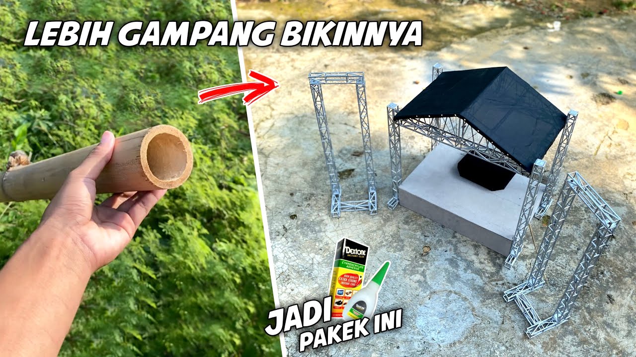 INI TRIK RAHASIANYA tutorial cara mudah membuat sound miniatur panggung
