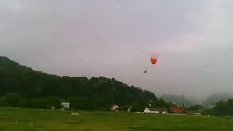 Flying in the rain RC Paramotor Flex