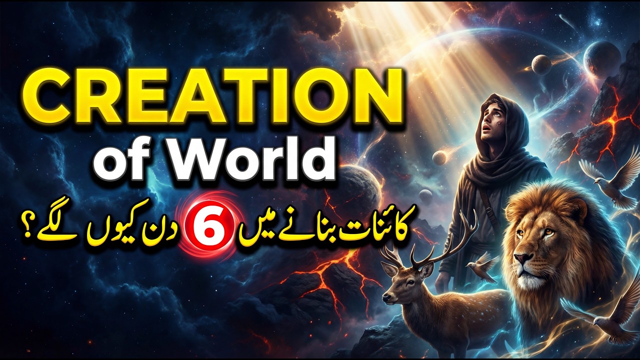 Lesson 3 | Kainaat Bananey Main 6 Din Kyun Lagey? | 6 Stages Of Creation | Allah Ka Nizam