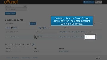 How to Access Your Webmail in cPanel : CPHost.com