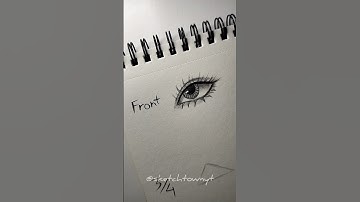 Different eyes tutorial ✨✏️#tutorials #howtodraw #sketch #head #fyppp #fypシ #eyes