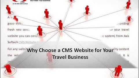 CMS Website Design & Development, CMS Development for Travel Website - Axis Softech