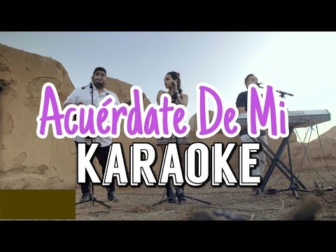 Matisse - Acuerdate De Mi (Acustico) Karaoke Piano