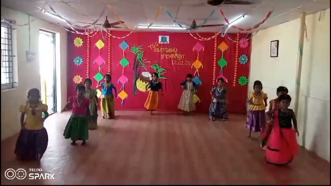 Pongal Celebration🌾🌼 | KG Girls Dance❤  | 