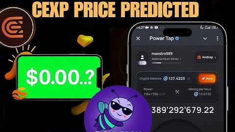CEXP Airdrop: Future Price Revealed! (Must Watch) #cryptocurrency #becexyairdrop 