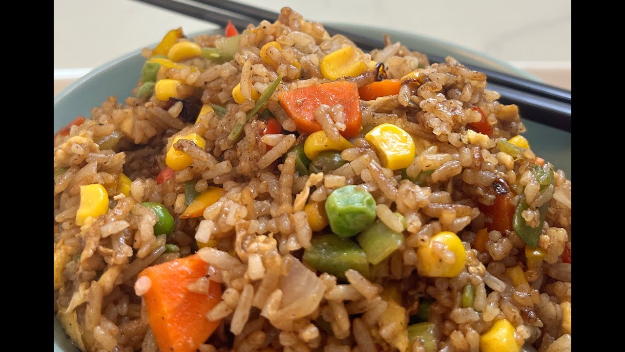 How To Make Epic Vegetable Fried Rice For Ten or More People! EASY and ...