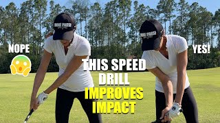 Drill to get Your Speed out in Front (not from the top)