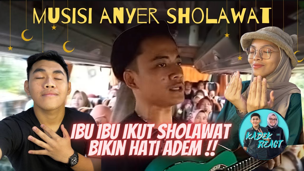WARGA MALAYSIA TERHARU NONTON PENGAMEN ANYER ☆ IBU IBU KOMPAK SHOLAWATAN !