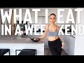 WORK OUT WITH ME + WHAT I EAT IN A WEEKEND | Suzie Bonaldi