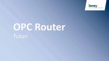 OPC Router: Easy transfer of OPC data to CSV format (English)