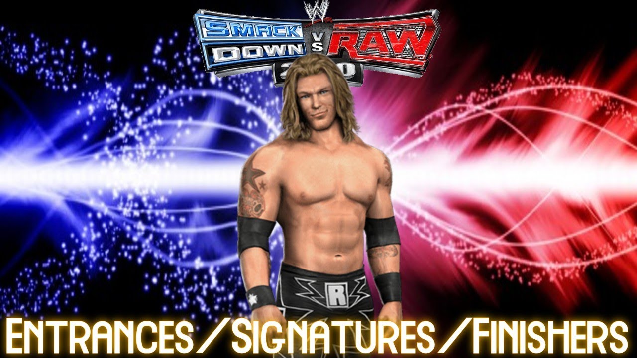 Jeu WWE Smackdown Vs Raw 2010 Xbox 360 - Autographe D'Edge Sur La Jaquette