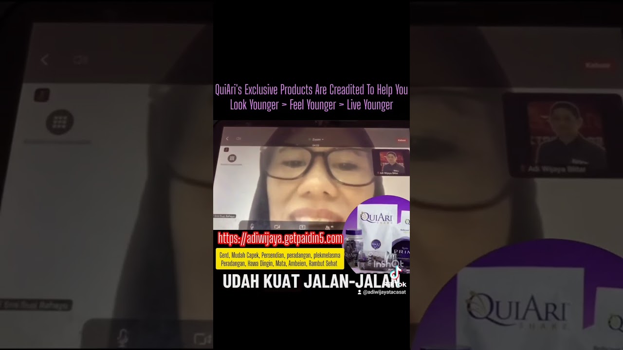 QuiAri Testimoni Gerd, Mudah Capek, Peradangan, Persendian, Mata, Plekmelasma, Rambut Sehat,Ambeien 