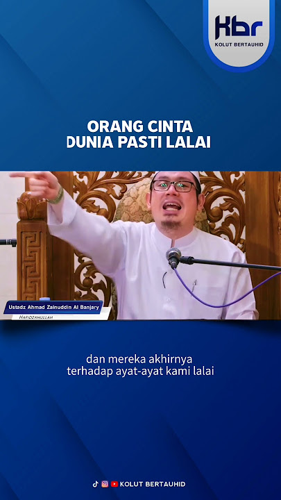 Ciri orang pecinta dunia. #ustadzahmadzainuddin #ceramahsingkat #kajiansalaf #shortsvideo #shorts