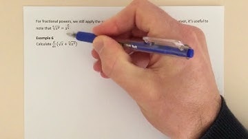 Differentiation with negative powers (9C) and fractional powers (9F)