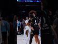 🥰 Olivia Miles hugs Ta'Niya Latson post game| WNBA women's basketball #shorts #short #basketball NBA