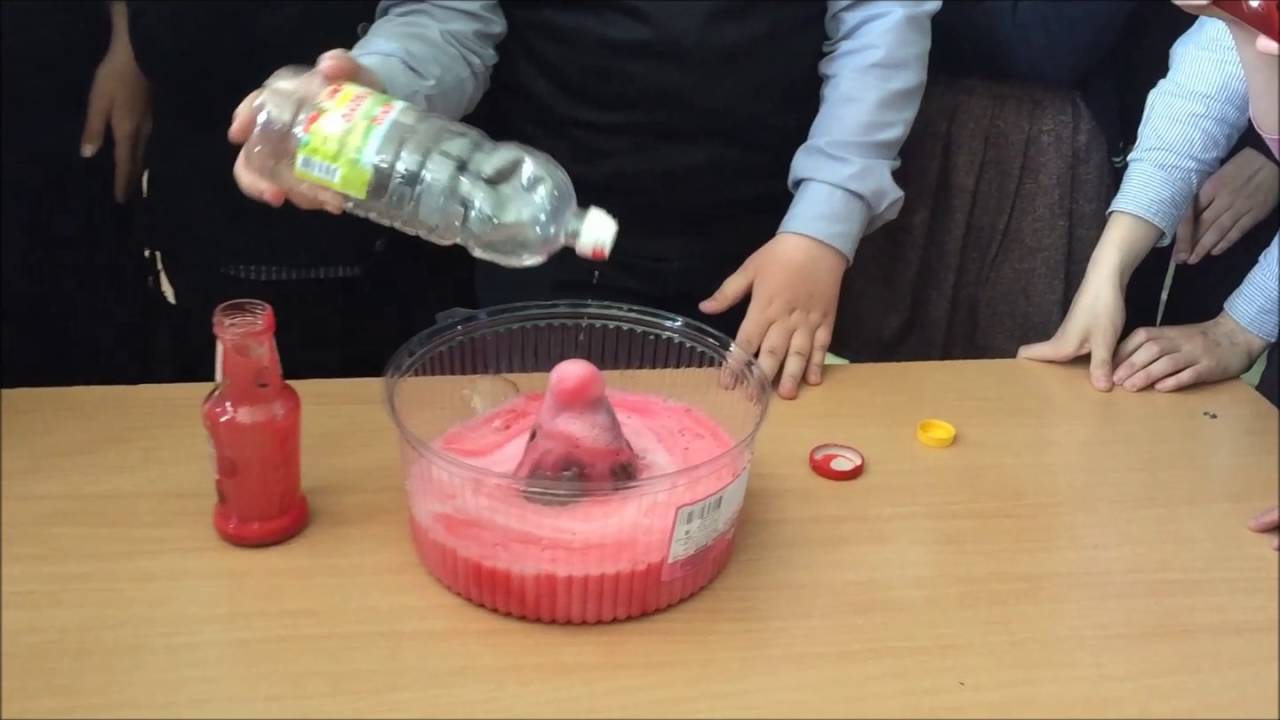 Извержение вулкана 5 класс ГБОУ СОШ №28 СПб 2016 - YouTube