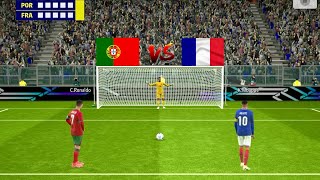 Portugal vs France Penalty Kick 🔥| Ronaldo vs Mbappe 🔥