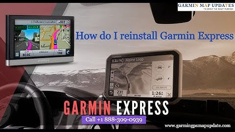 How do I reinstall Garmin Express?
