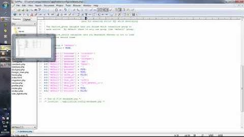 codeigniter กับ database mysql