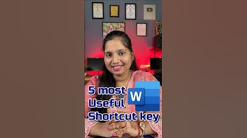 🔥🔥5 Most useful Shortcut ✅Word Shortcut key #shorts #ytviral #msword #computer #tipsandtricks