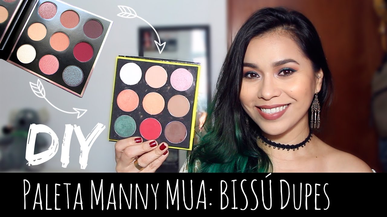 Haz tu propia Makeup Geek x Manny MUA Palette con sombras de Bissú :O | Karla Burelo :)