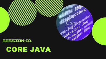 Session-1 | Core Java | 3 Nov