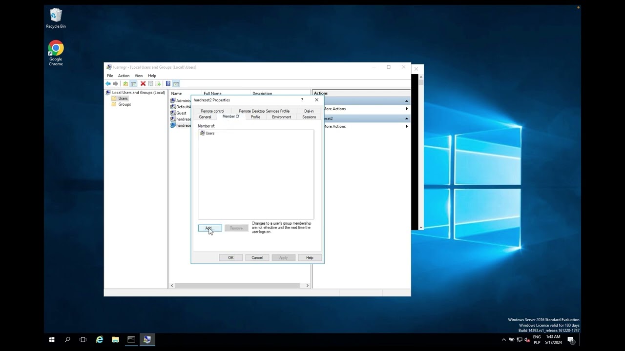 Windows Server 2016 - How to Give Admin Privileges to a User? Manage User Permissions!