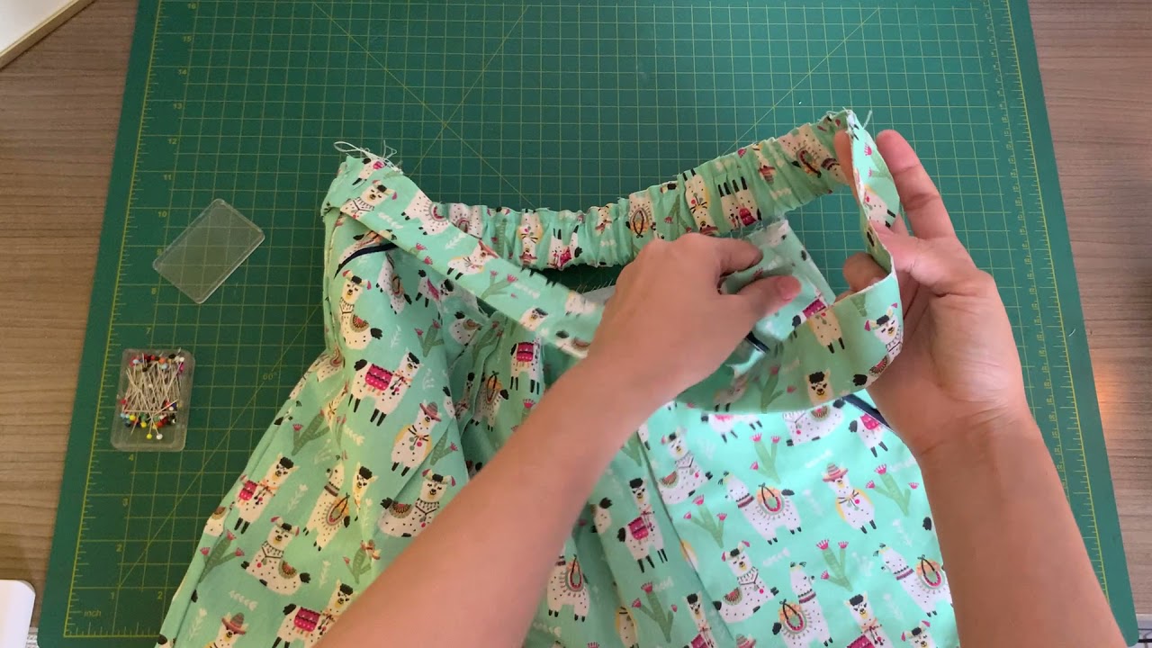 Passo a passo do short com elástico só nas costas