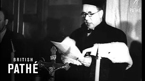 Court Scene Tiso And Beran Sentenced (1947)