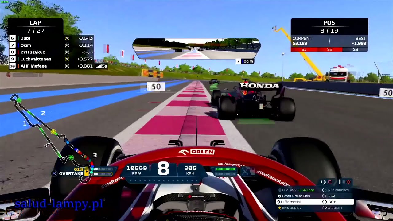 Epic Save in F1 2021 League Race