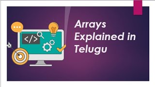 Arrays in Datastrucutre in Telugu